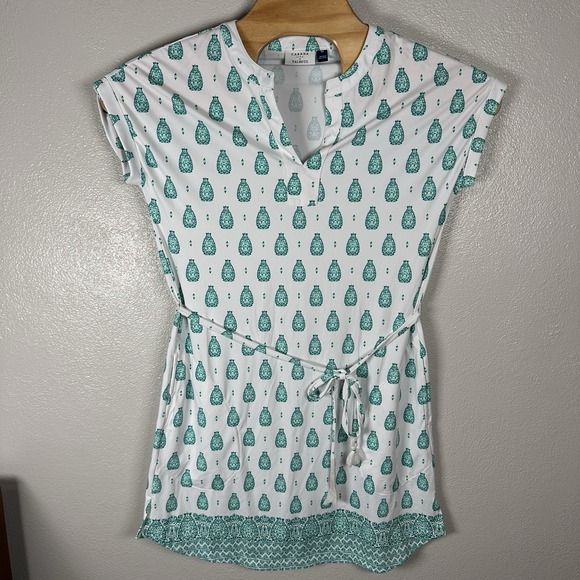 Talbots Dresses & Skirts - Cabana Life X Talbots Kamari Tie‎ Waist Tunic Cover-Up Dress UPF 50 Green Medium